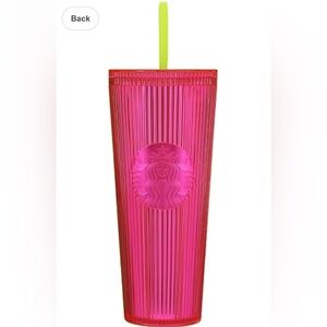 Starbucks Iridescent Magenta Bling Cold Cup (24 oz)